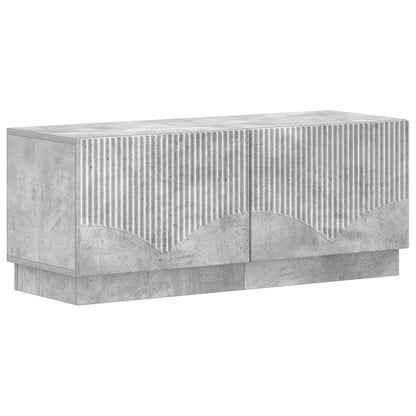 TV Cabinet Concrete Grey Engineered Wood