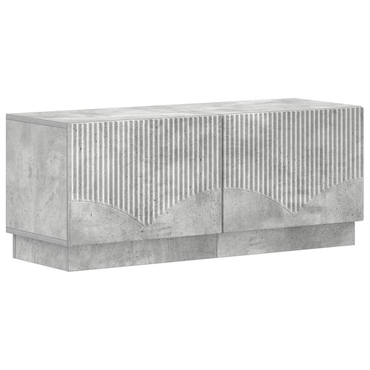 TV Cabinet Concrete Grey Engineered Wood