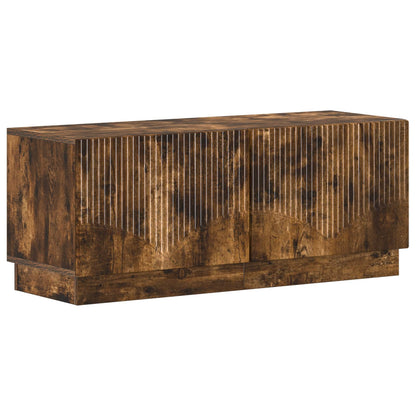 TV Cabinet Smoked Oak Engineered Wood