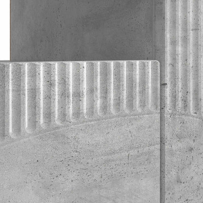 LED TV Cabinet Concrete Grey Engineered Wood