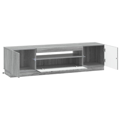 LED TV Cabinet Grey Sonoma Engineered Wood