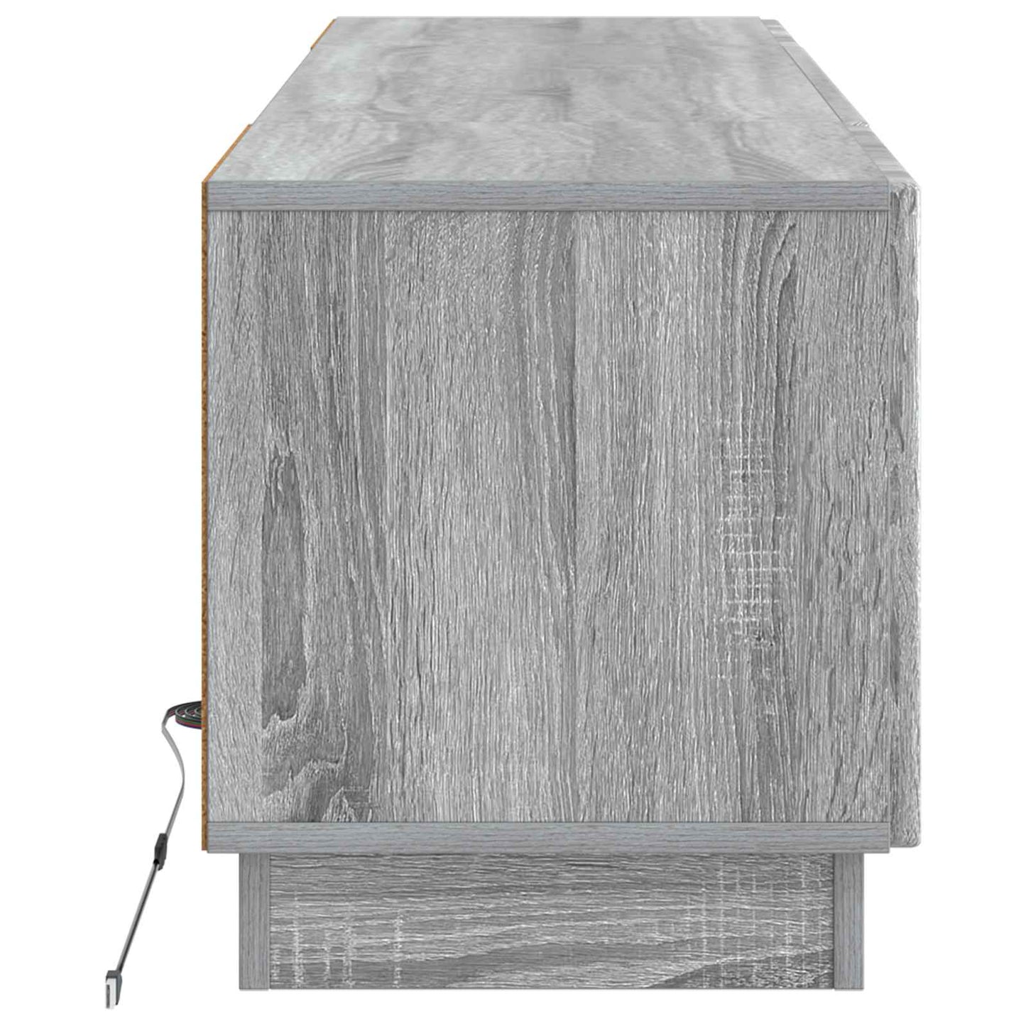 LED TV Cabinet Grey Sonoma Engineered Wood