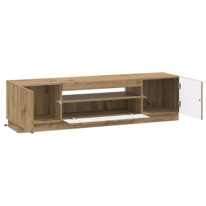 LED TV Cabinet Artisan Oak Engineered Wood