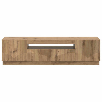 LED TV Cabinet Artisan Oak Engineered Wood