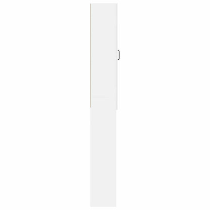 Toilet Cabinet HOORN White 66 x 25.5 x 190 cm Engineered Wood