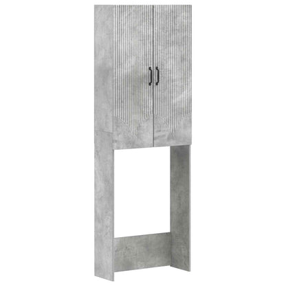 Toilet Cabinet HOORN Concrete Grey 66 x 25.5 x 190 cm