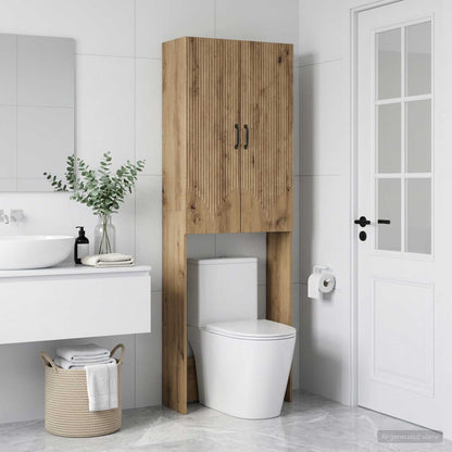 Toilet Cabinet HOORN Artisan Oak 66 x 25.5 x 190 cm