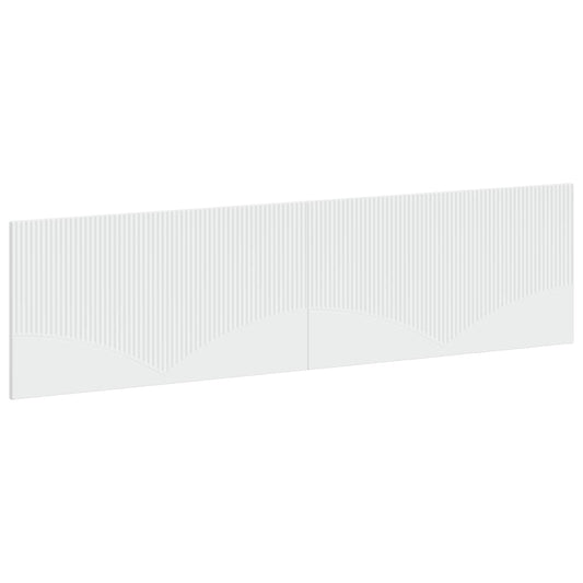 Wall-Mounted Headboard HOORN White Engineered Wood