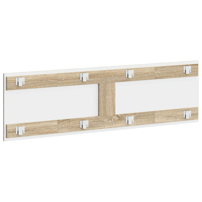 Wall-Mounted Headboard HOORN Sonoma Oak Engineered Wood