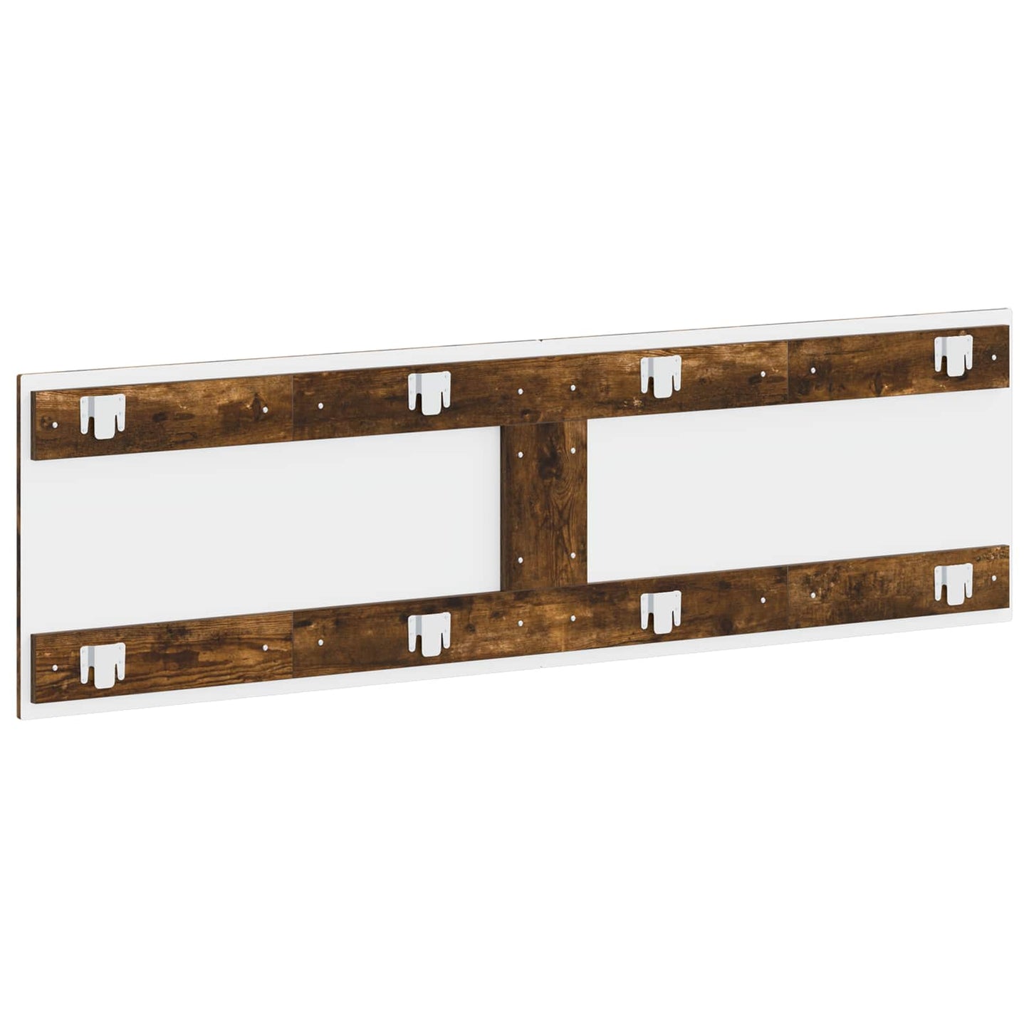 Wall-Mounted Headboard HOORN Smoked Oak Engineered Wood
