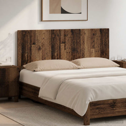 Wall-Mounted Headboard HOORN Old Wood Engineered Wood