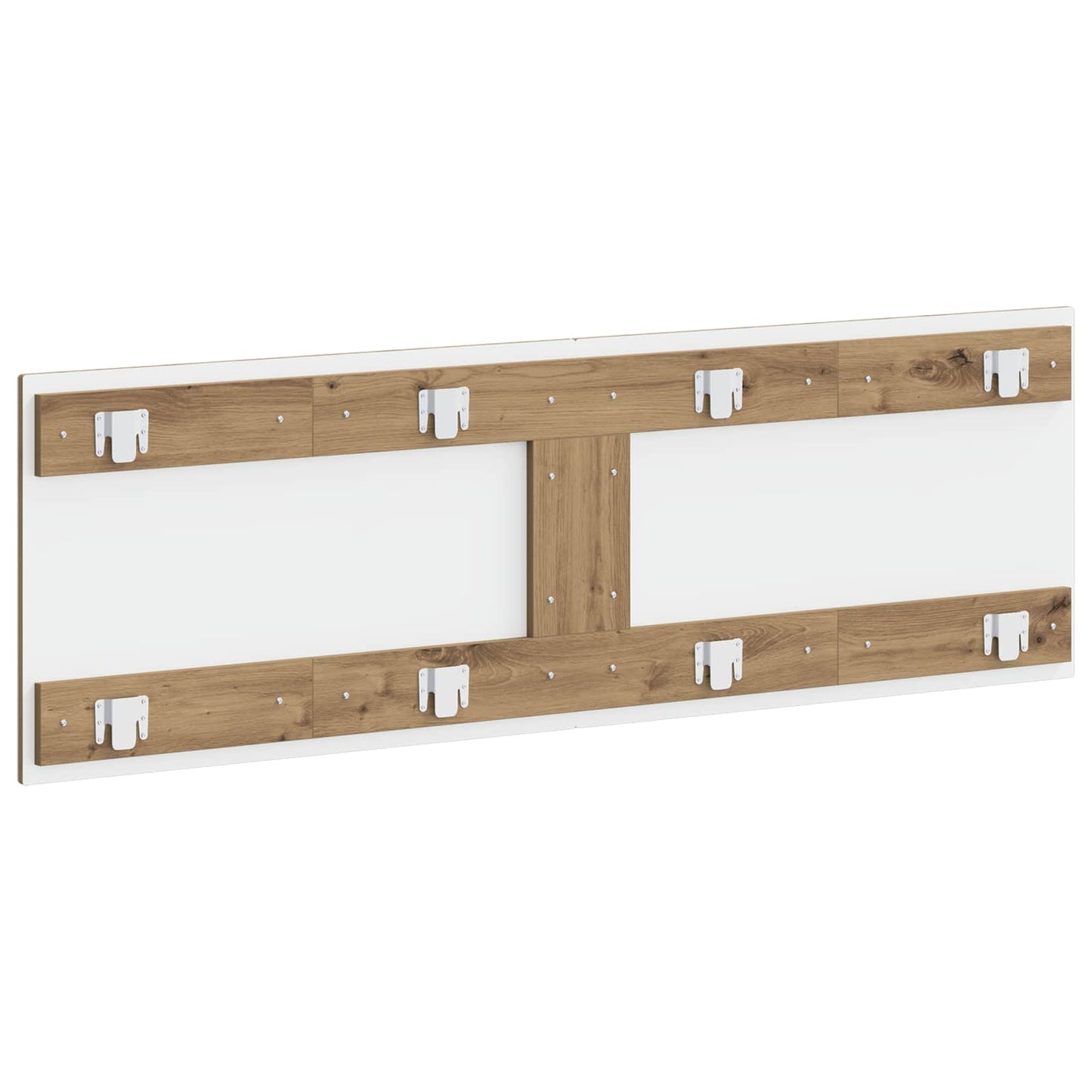 Wall-Mounted Headboard HOORN Artisan Oak Engineered Wood