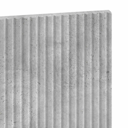Wall-Mounted Headboard HOORN Concrete Grey Engineered Wood