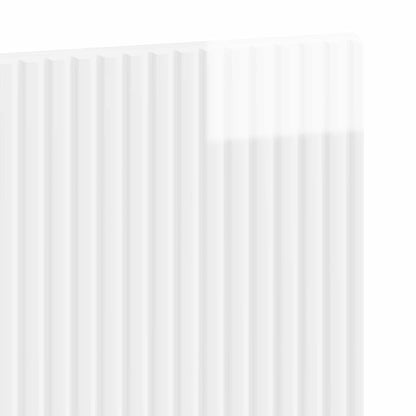 Wall-Mounted Headboard HOORN High Gloss White Engineered Wood