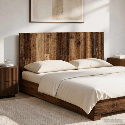 Wall-Mounted Headboard HOORN Old Wood Engineered Wood