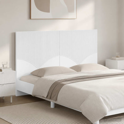 Wall-Mounted Headboard HOORN White Engineered Wood
