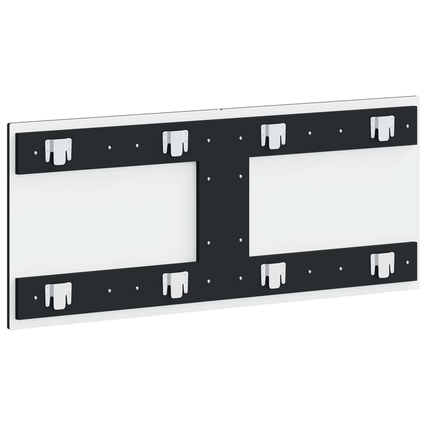 Wall-Mounted Headboard HOORN Black Engineered Wood