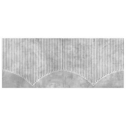 Wall-Mounted Headboard HOORN Concrete Grey Engineered Wood