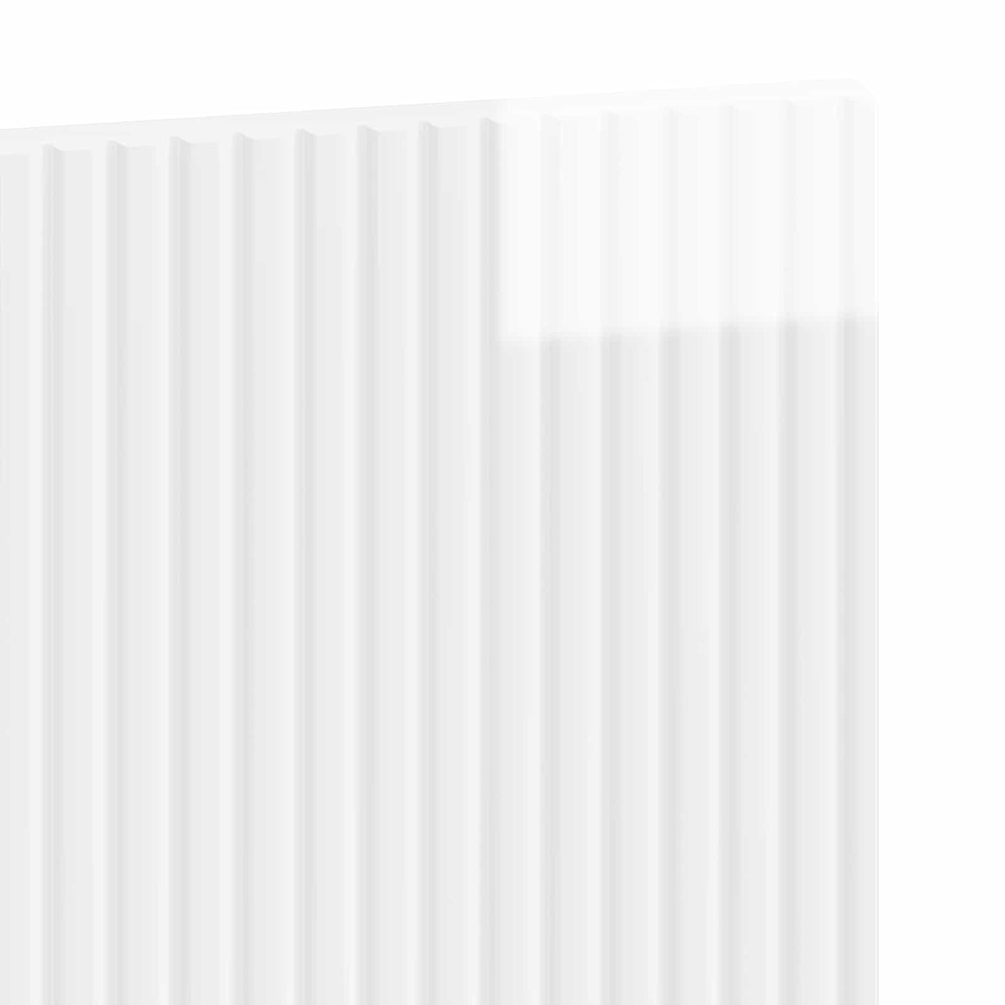 Wall-Mounted Headboard HOORN High Gloss White Engineered Wood