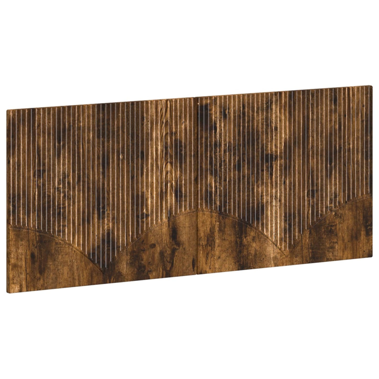 Wall-Mounted Headboard HOORN Smoked Oak Engineered Wood