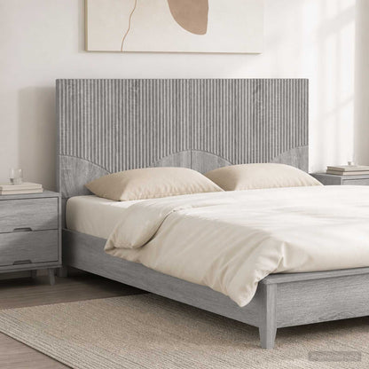 Wall-Mounted Headboard HOORN Grey Sonoma Engineered Wood