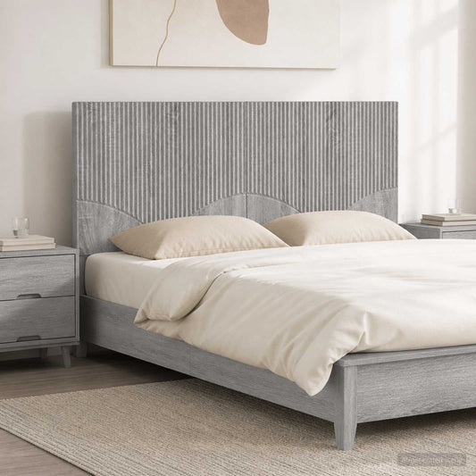 Wall-Mounted Headboard HOORN Grey Sonoma Engineered Wood