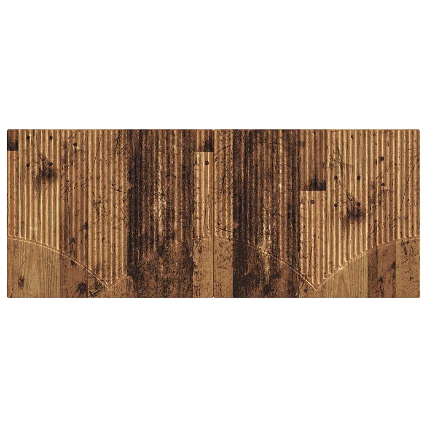 Wall-Mounted Headboard HOORN Old Wood Engineered Wood