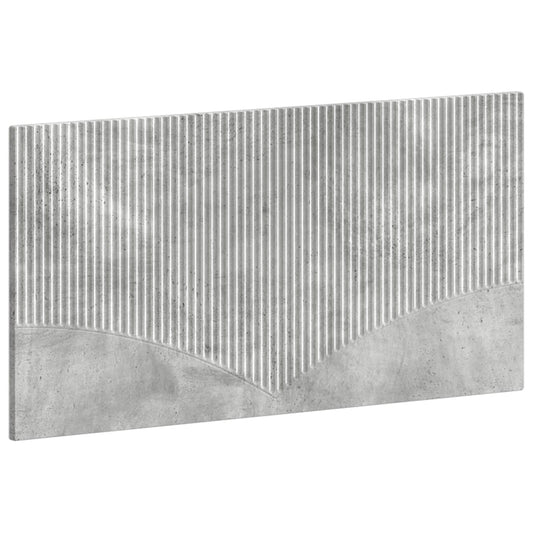 Wall-Mounted Headboard HOORN Concrete Grey Engineered Wood