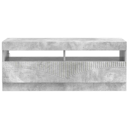 LED TV Cabinet Concrete Grey Engineered Wood