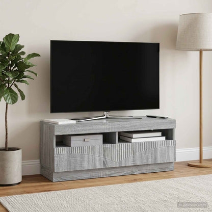LED TV Cabinet Grey Sonoma Engineered Wood