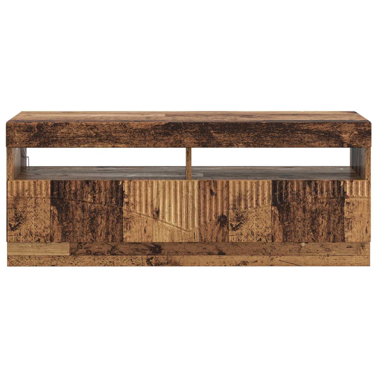 LED TV Cabinet Old Wood Engineered Wood