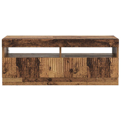 LED TV Cabinet Old Wood Engineered Wood