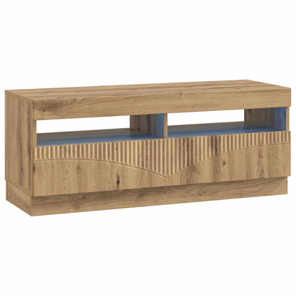 LED TV Cabinet Artisan Oak Engineered Wood