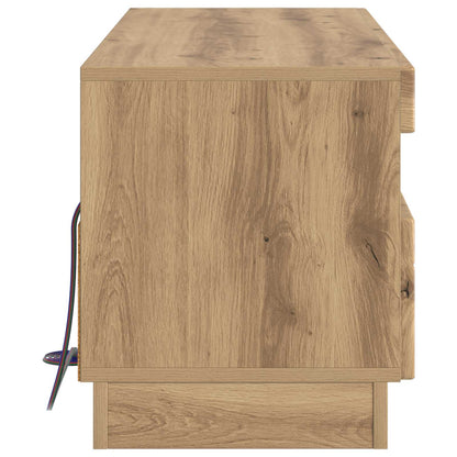 LED TV Cabinet Artisan Oak Engineered Wood