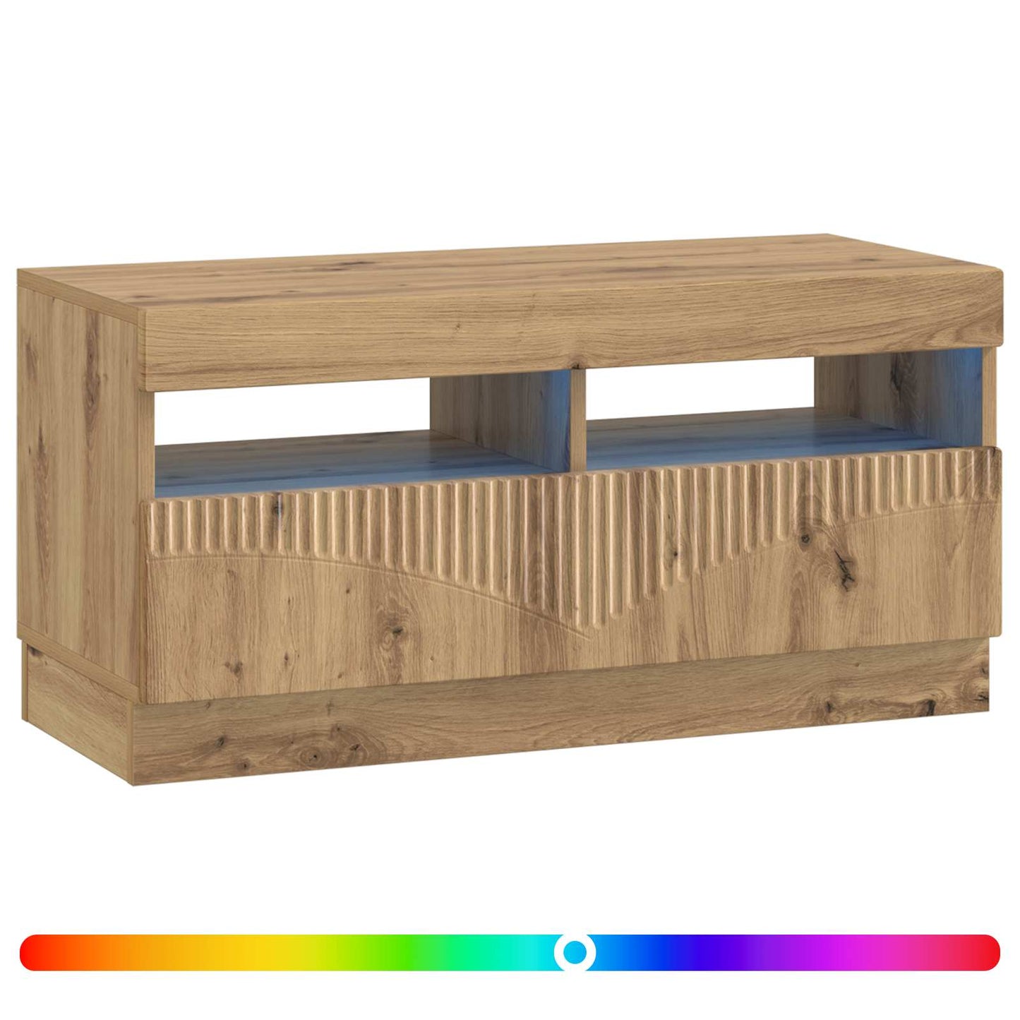 LED TV Cabinet Artisan Oak Engineered Wood