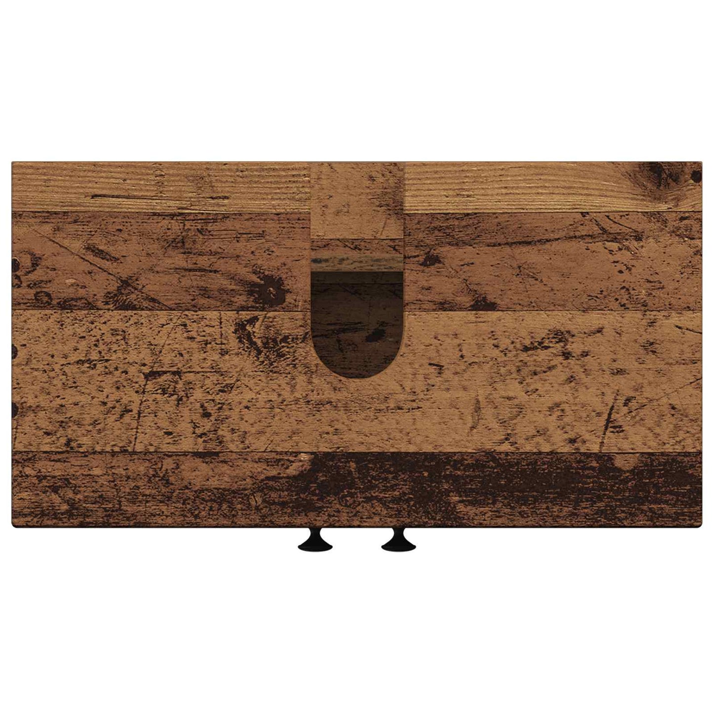 Bathroom Sink Cabinet BREDA Old Wood 59.5 x 31.5x 59 cm