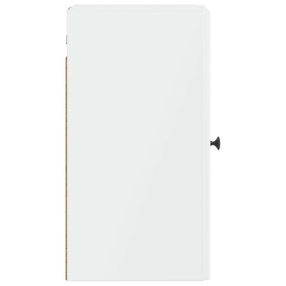 Bathroom Wall Cabinet BREDA High Gloss White 30 x 31 x 59 cm