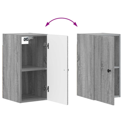 Bathroom Wall Cabinet BREDA Grey Sonoma 30 x 31 x 59 cm