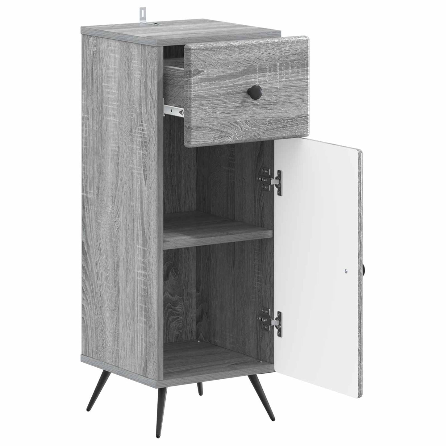 Bathroom Storage Cainet BREDA Grey Sonoma 30 x 31 x 80 cm