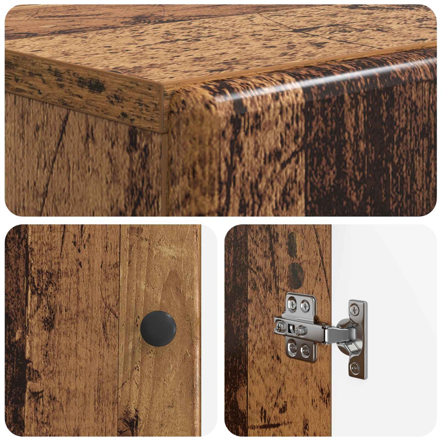 Bathroom Storage Cainet BREDA Old Wood 30 x 31 x 80 cm