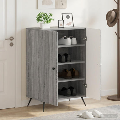 Shoe Cabinet BREDA 59.5 x 39.5 x 90 cm Engineered Wood