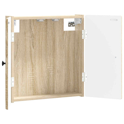Dartboard Cabinet BREDA Sonoma Oak 52.5 x 10.5 x 53.5 cm