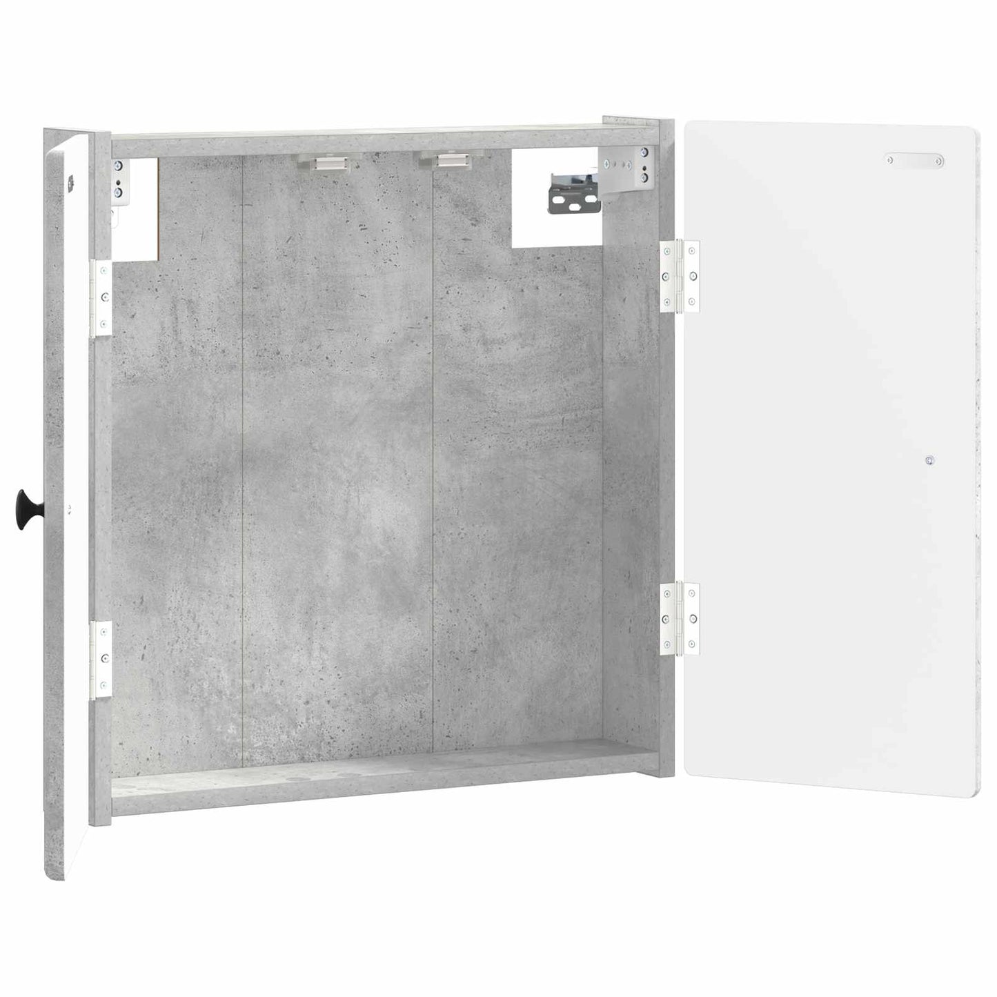 Dartboard Cabinet BREDA Concrete Grey 52.5 x 10.5 x 53.5 cm