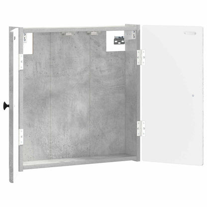 Dartboard Cabinet BREDA Concrete Grey 52.5 x 10.5 x 53.5 cm