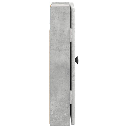 Dartboard Cabinet BREDA Concrete Grey 52.5 x 10.5 x 53.5 cm