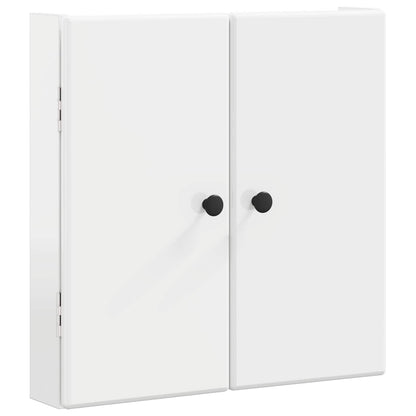Dartboard Cabinet BREDA High Gloss White 52.5 x 10.5 x 53.5 cm
