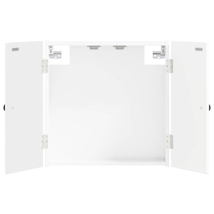 Dartboard Cabinet BREDA High Gloss White 52.5 x 10.5 x 53.5 cm