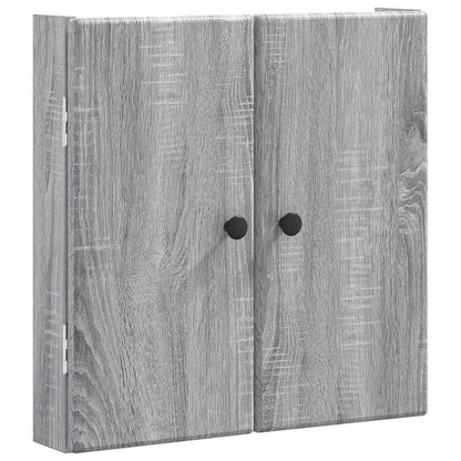 Dartboard Cabinet BREDA Grey Sonoma 52.5 x 10.5 x 53.5 cm