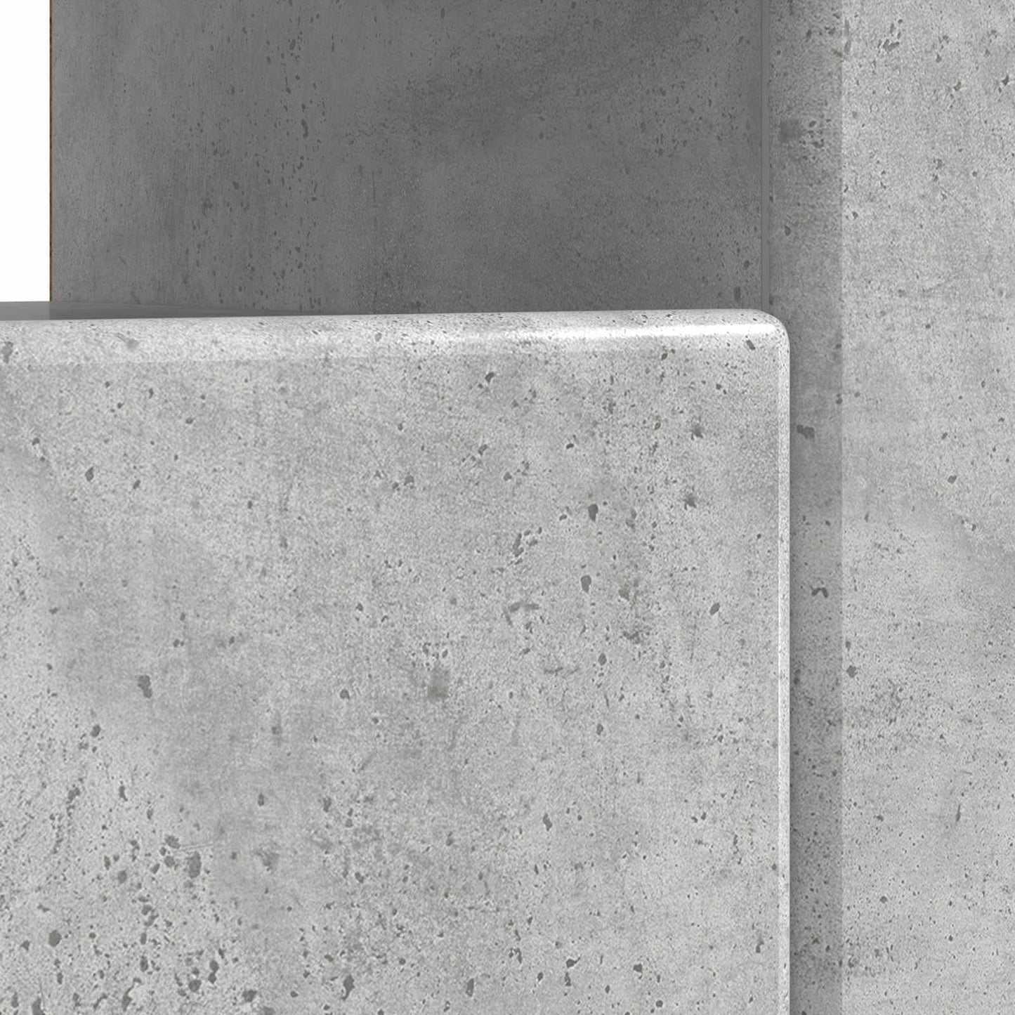 LED TV Cabinet Concrete Grey Engineered Wood