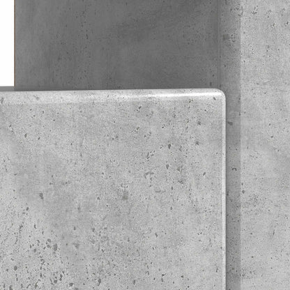 LED TV Cabinet Concrete Grey Engineered Wood